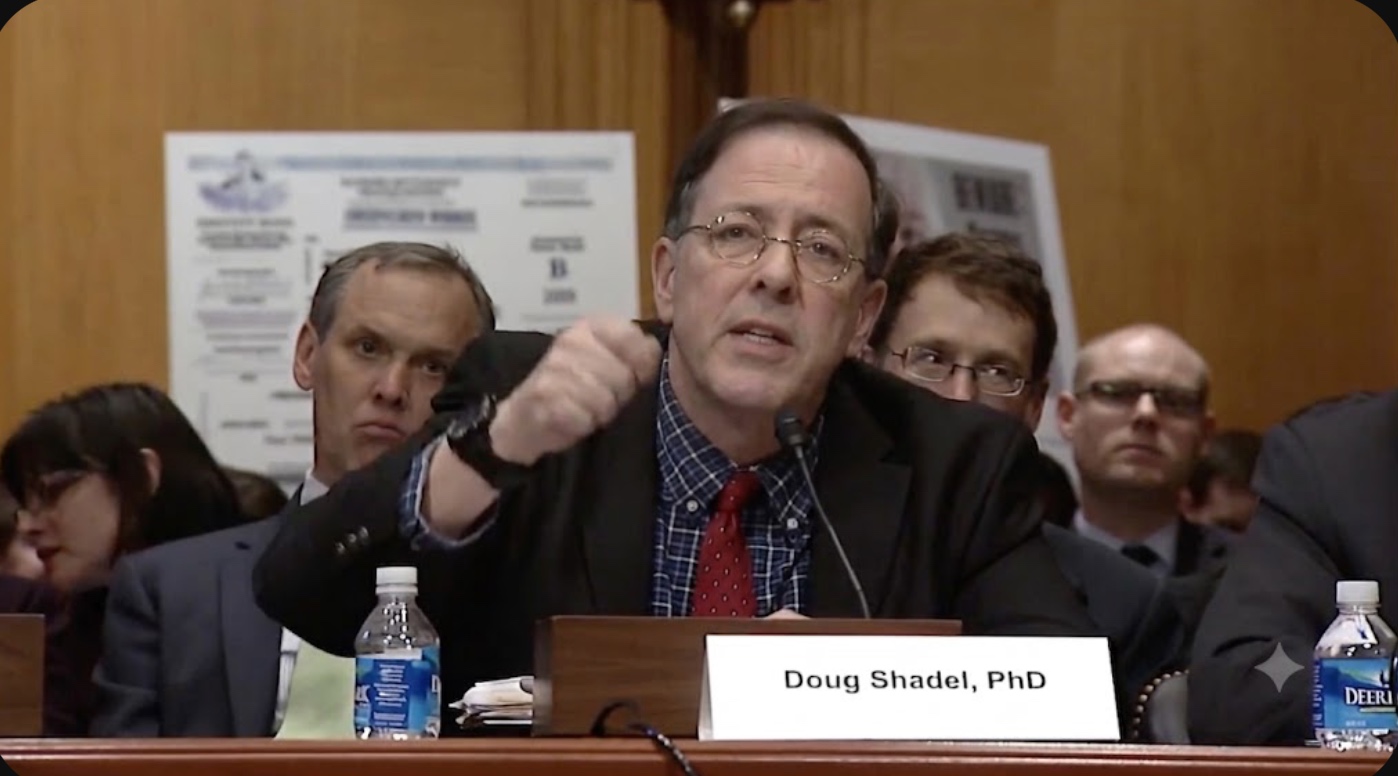 Doug Shadel testifying before the U.S. Senate Special Committee on Aging, March 13, 2013